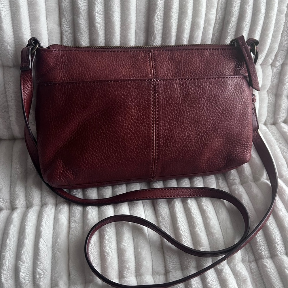 Leather Crossbody Bag - Picture 3 of 11